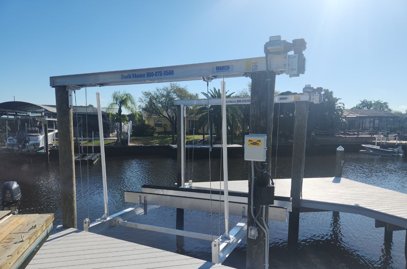 Boat Lift Installation